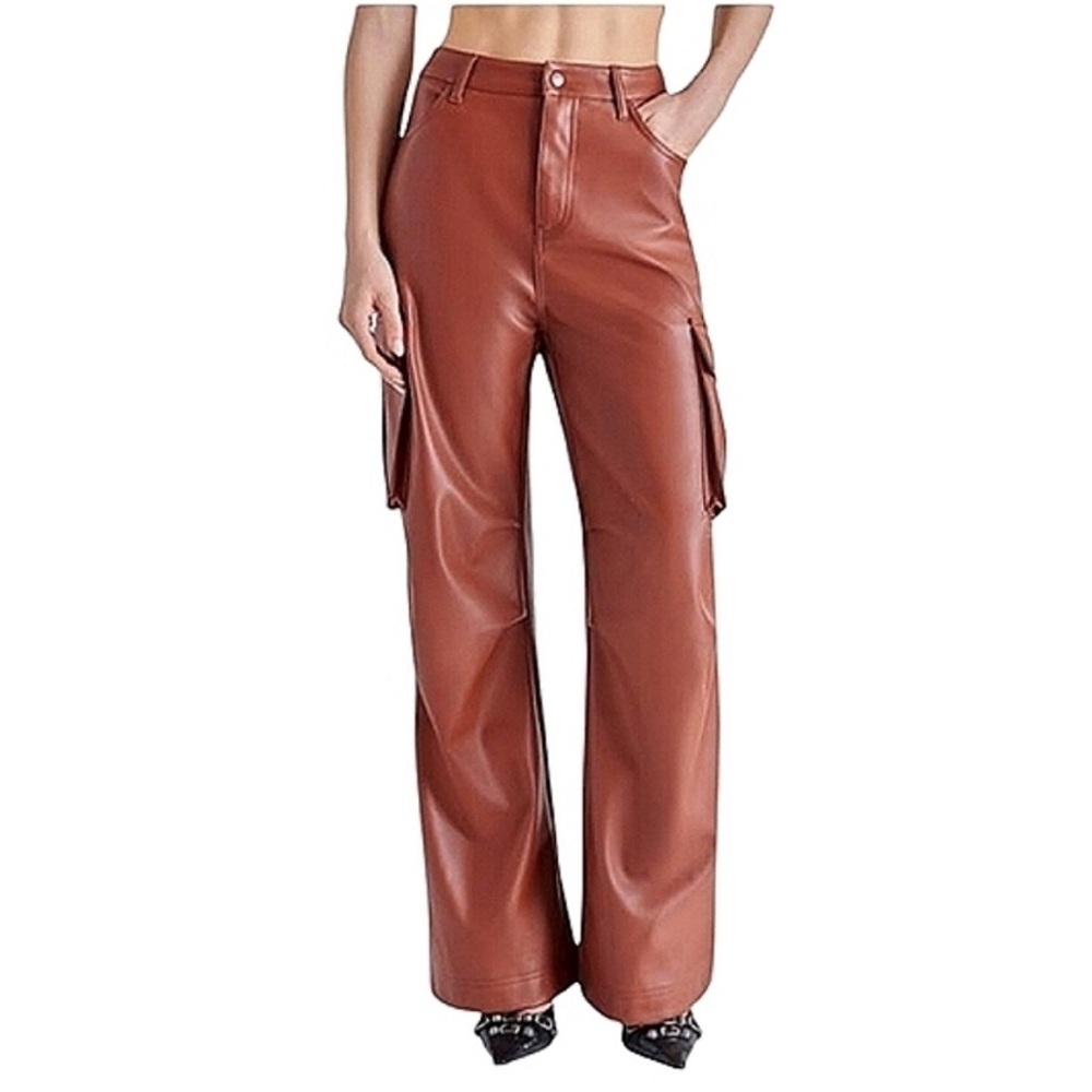 SOLD NWT Steve Madden Faux Leather Cargo Pants
